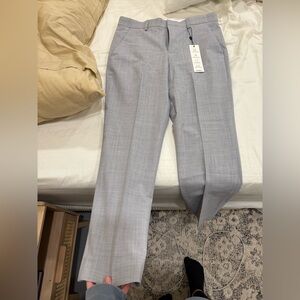 Light Gray Slim EXPRESS Dress Pants